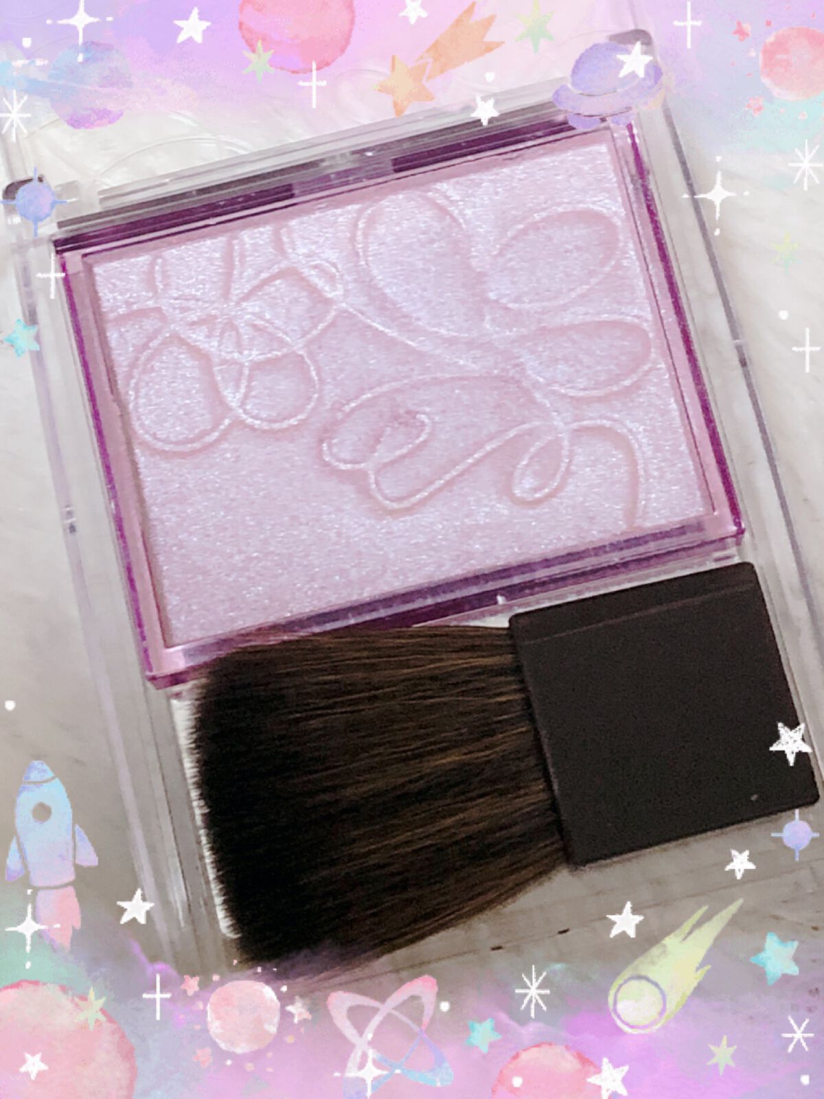 パールグロウニュアンサー/CEZANNE/パウダーハイライトを使ったクチコミ（2枚目）