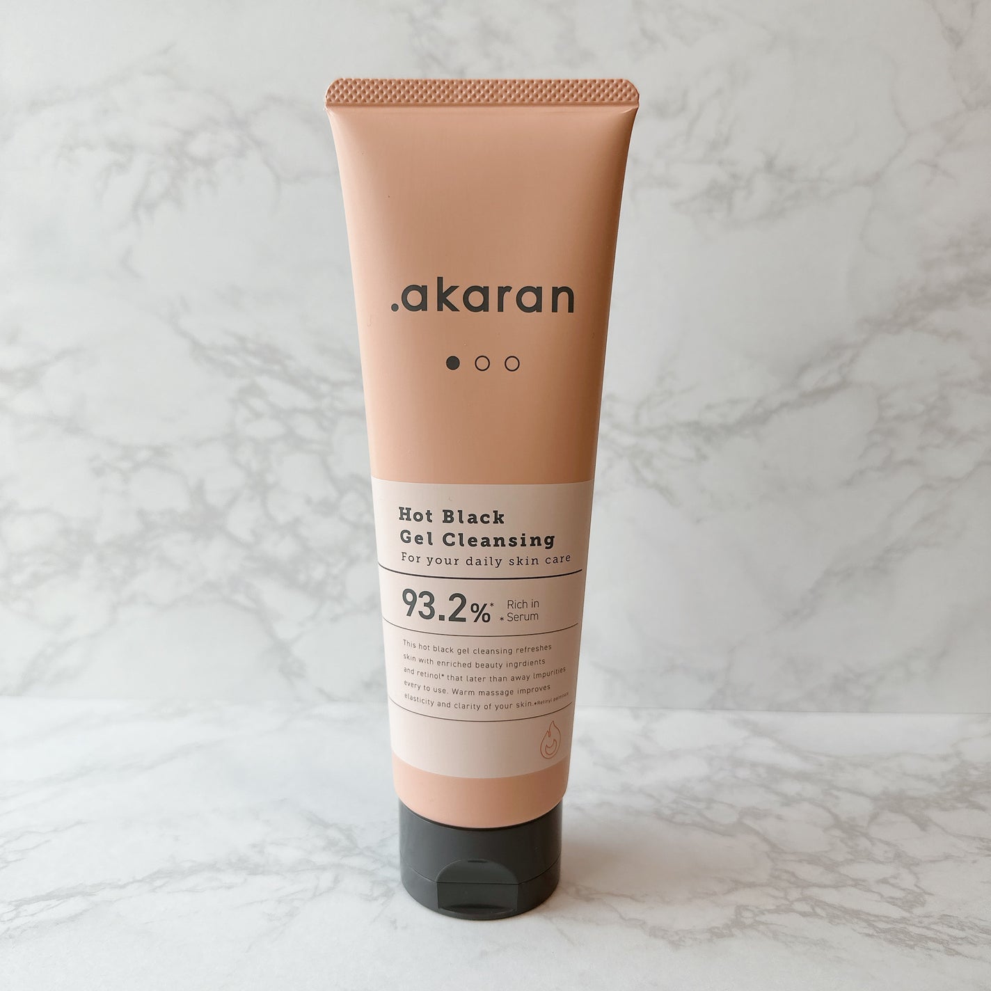 ホットブラックジェルクレンジング/.akaran/クレンジングジェルを使ったクチコミ(1枚目)