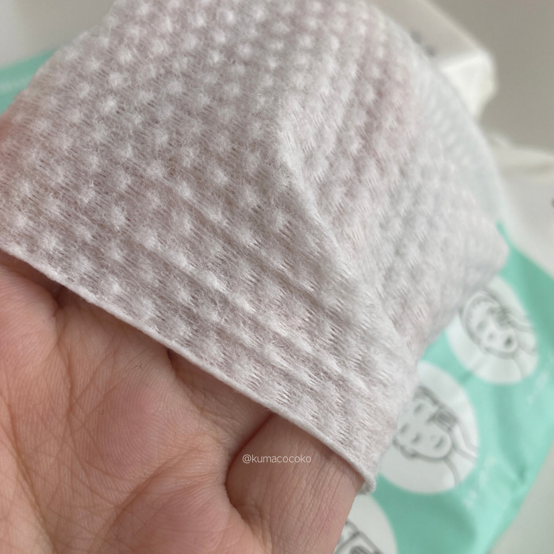 使い捨て洗顔タオル/セリア/クレンジングタオルを使ったクチコミ（2枚目）