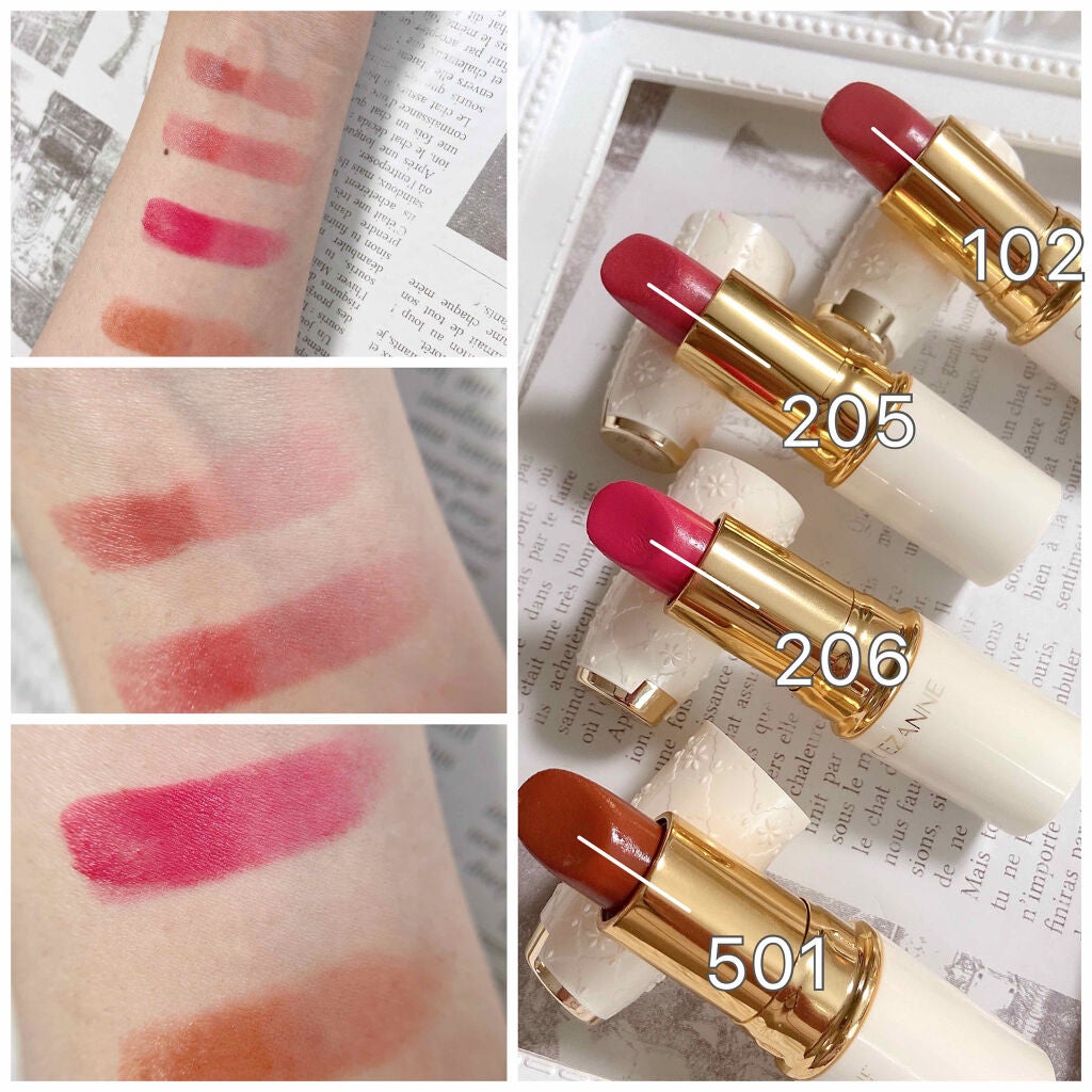 ラスティンググロスリップ/CEZANNE/口紅を使ったクチコミ(2枚目)