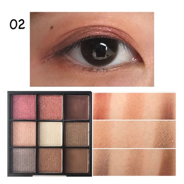 UR GLAM　BLOOMING EYE COLOR PALETTE/U R GLAM/アイシャドウパレットを使ったクチコミ（3枚目）