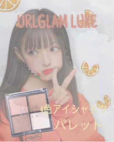 UR GLAM LUXE　4 COLORS EYESHADOW PALLET 01 コーラル/U R GLAM/アイシャドウパレットを使ったクチコミ（1枚目）