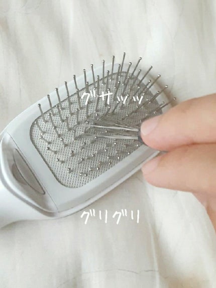 ヘアブラシクリーナー/セリア/ヘアケアグッズを使ったクチコミ(4枚目)