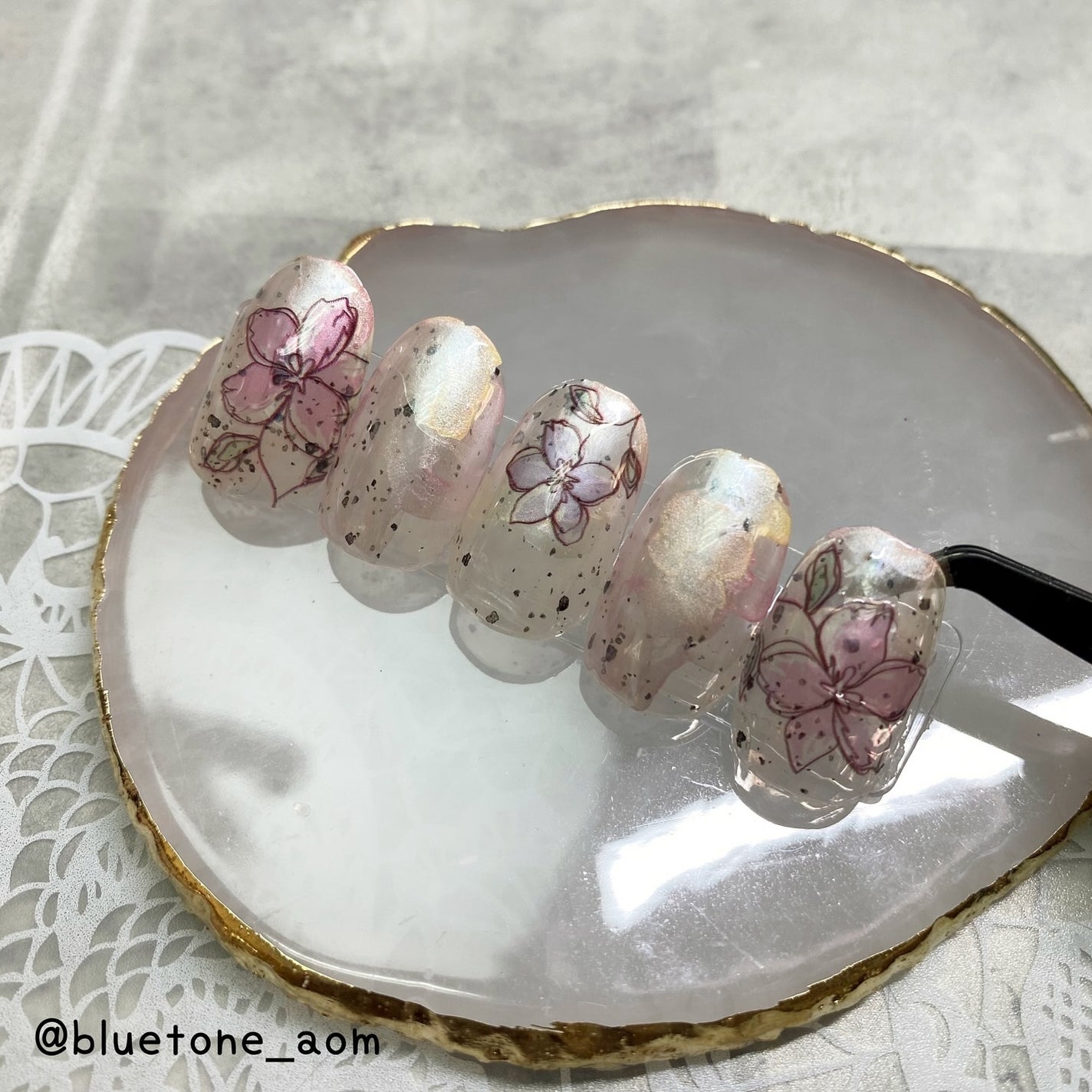 ネイルシール/SHEIN/ネイルシールを使ったクチコミ(6枚目)