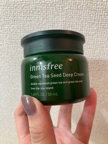 グリーンティーシード ディープクリーム/innisfree/フェイスクリームを使ったクチコミ（1枚目）