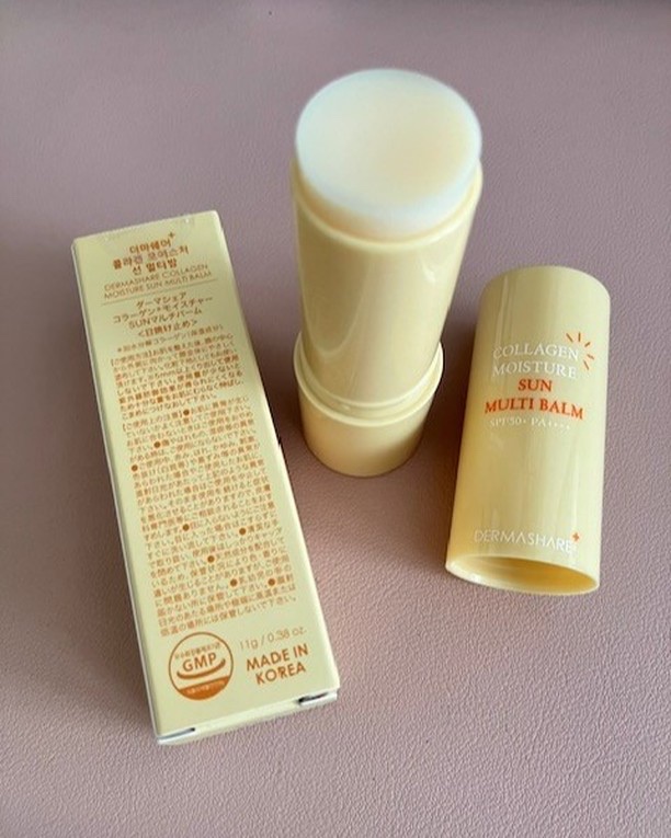 コラーゲンモイスチャーSUNマルチバーム/DERMASHARE/日焼け止めスティックを使ったクチコミ（2枚目）