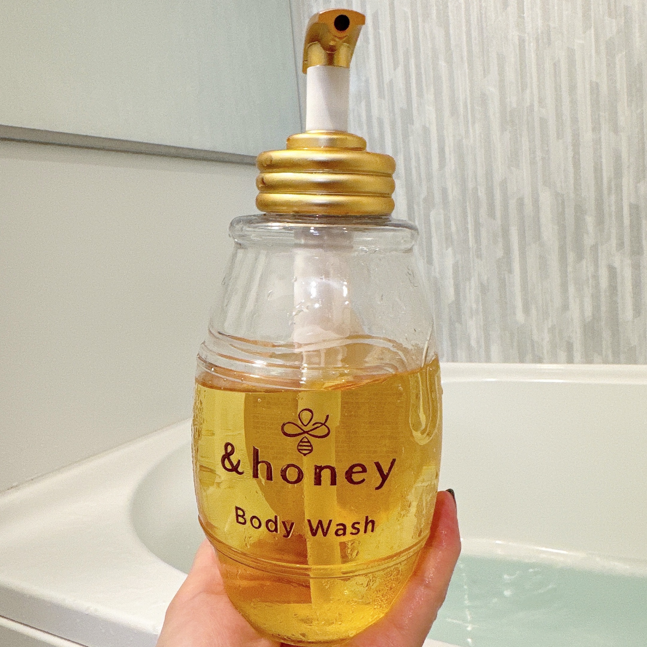 ディープモイスト ジェルボディウォッシュ/&honey/ボディソープを使ったクチコミ（2枚目）