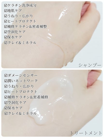 リッチモイスト ディープクレンジング ミネラル シャンプー/ディープリペア ミネラル トリートメント/CLEND/市販シャンプーを使ったクチコミ(2枚目)