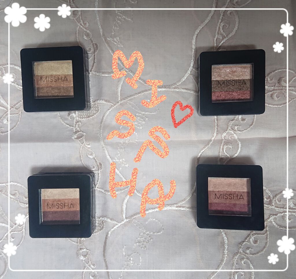 トリプルシャドウ No.03(モカベージュ)/MISSHA/アイシャドウパレットを使ったクチコミ（1枚目）