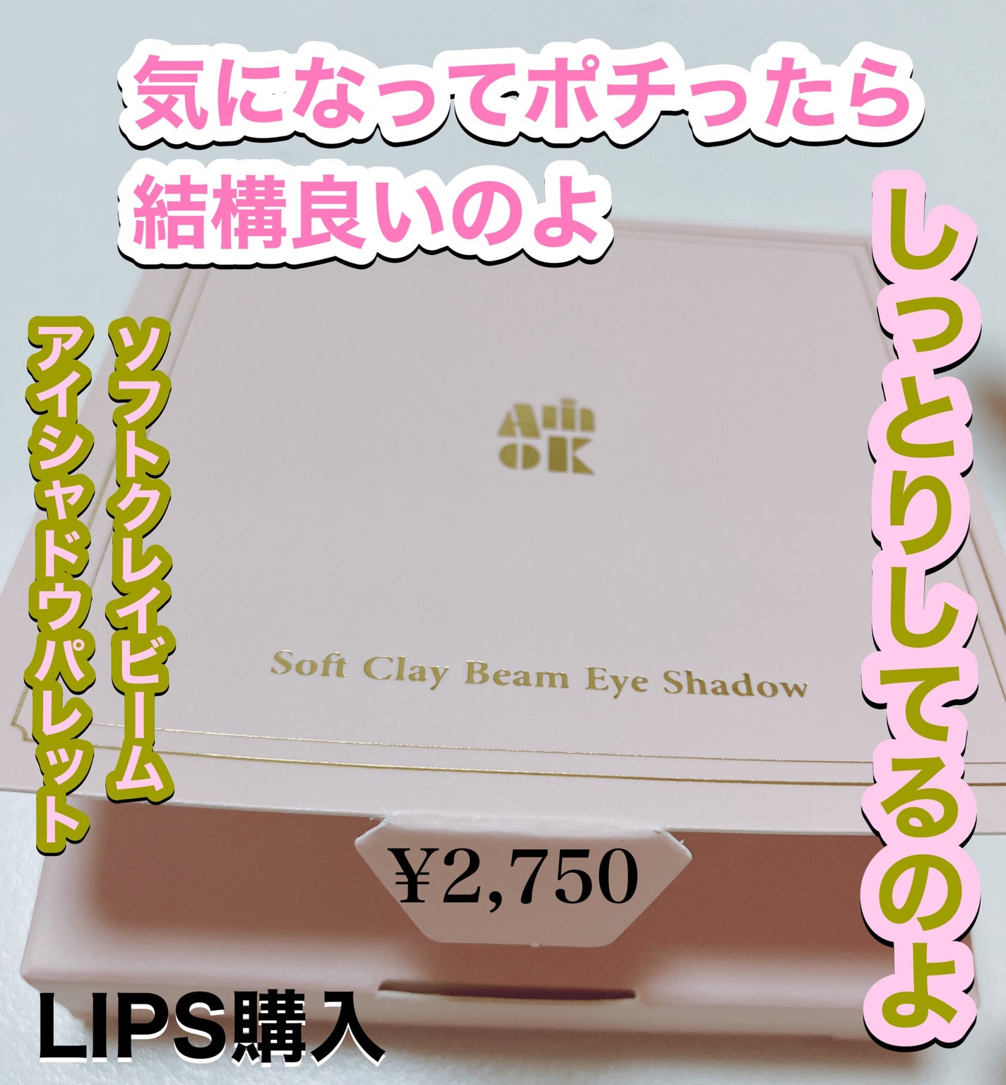 ソフトクレイビームアイシャドウパレット/AMIOK/ジェル・クリームアイシャドウを使ったクチコミ(1枚目)