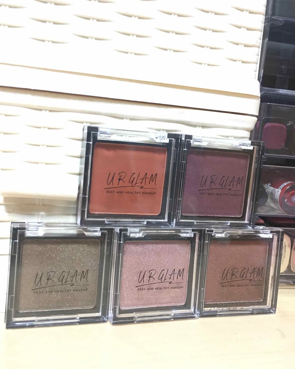 UR GLAM POWDER EYESHADOW/U R GLAM/単色アイシャドウを使ったクチコミ(1枚目)