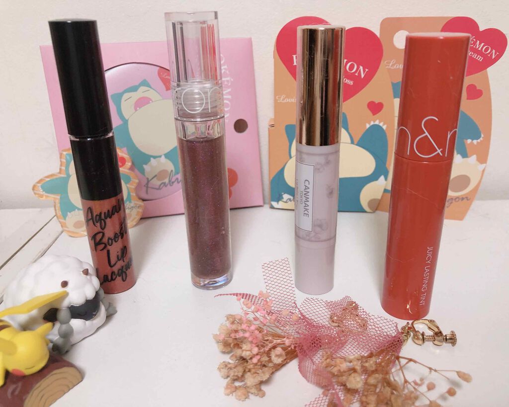 アクアリィ ブースト リップラッカー/リンメル ロンドン/リップグロスを使ったクチコミ（1枚目）