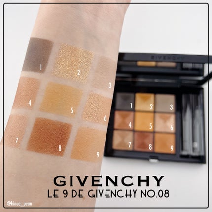 ル・ヌフ・ジバンシイ/GIVENCHY/アイシャドウパレットを使ったクチコミ(2枚目)