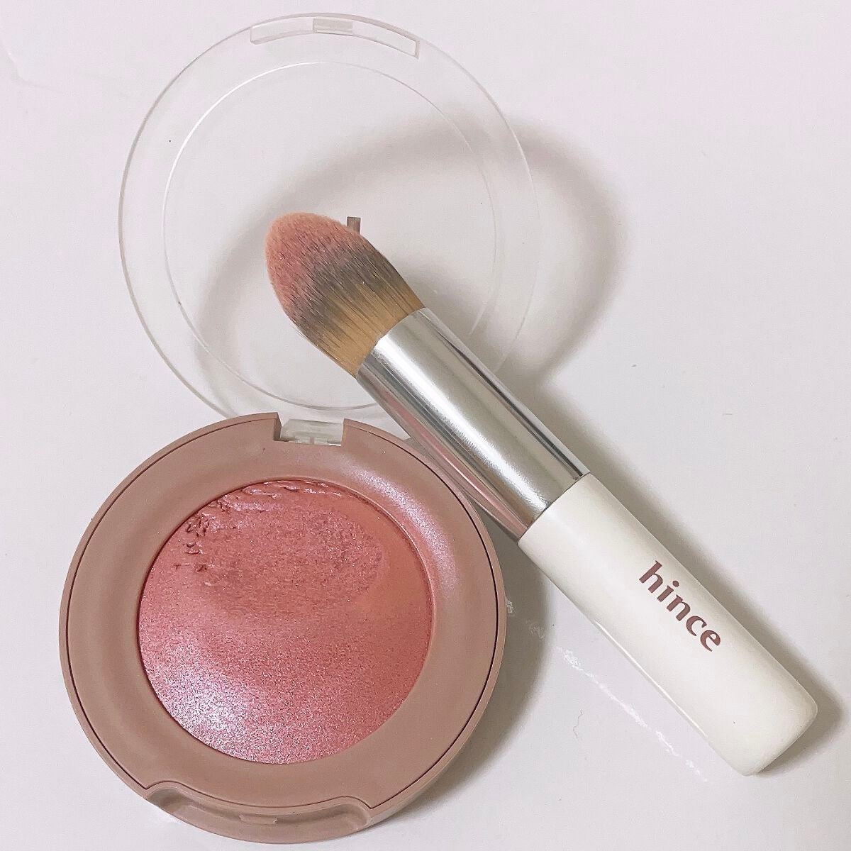 トゥルーディメンショングロウチーク/hince/パウダーチークを使ったクチコミ(3枚目)