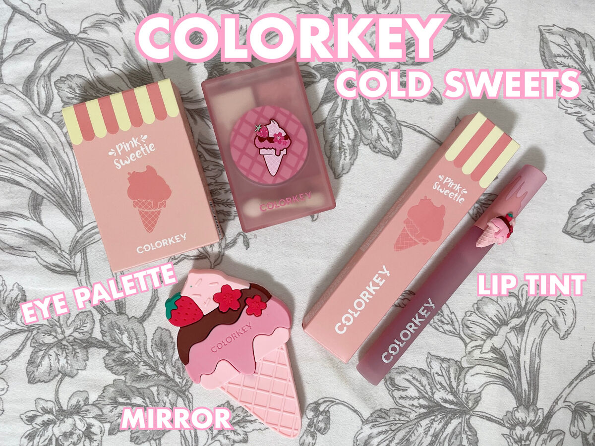 リップスティックアイスクリームティント/COLORKEY/口紅を使ったクチコミ（1枚目）