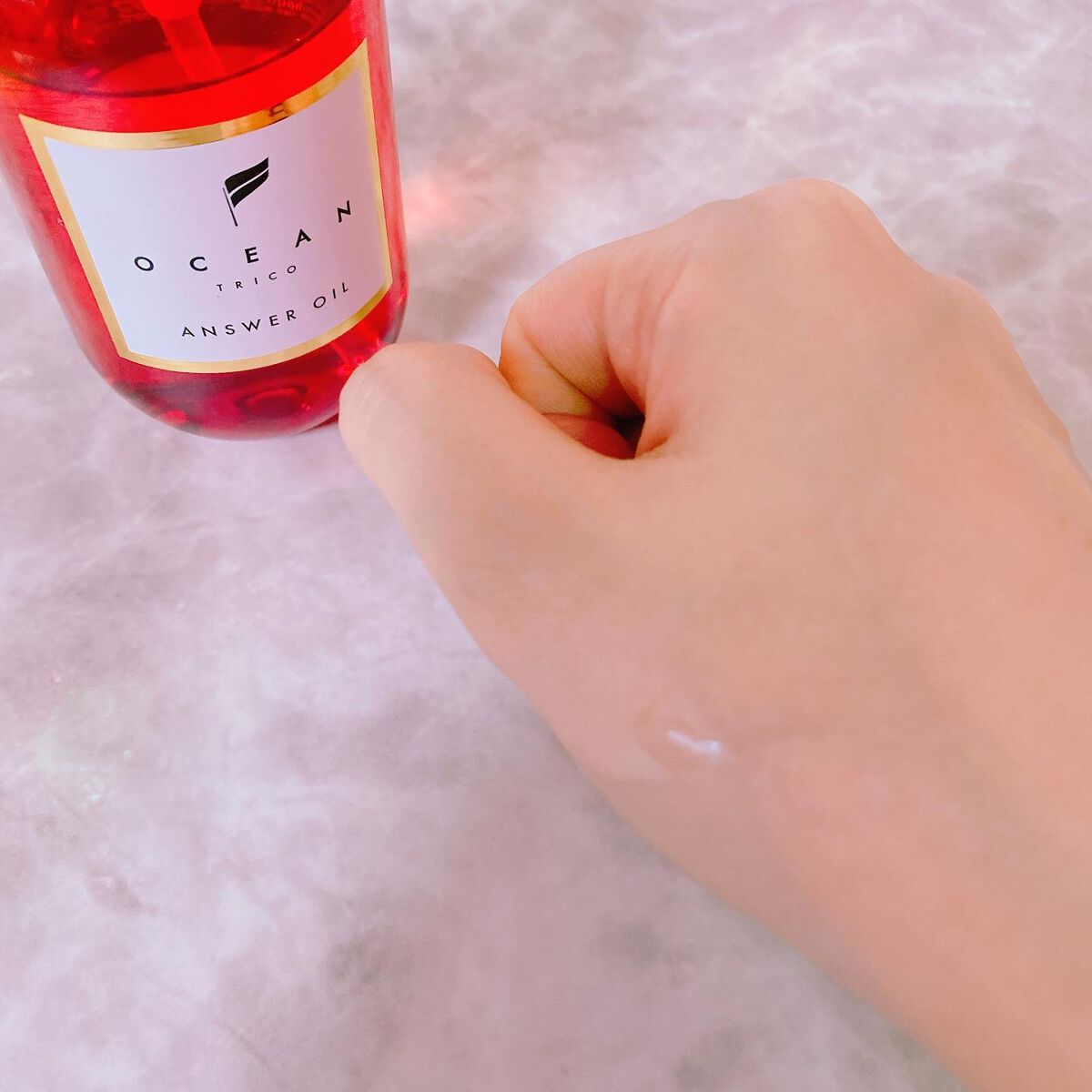 アンサーオイル/OCEAN TRICO/ヘアオイルを使ったクチコミ(2枚目)