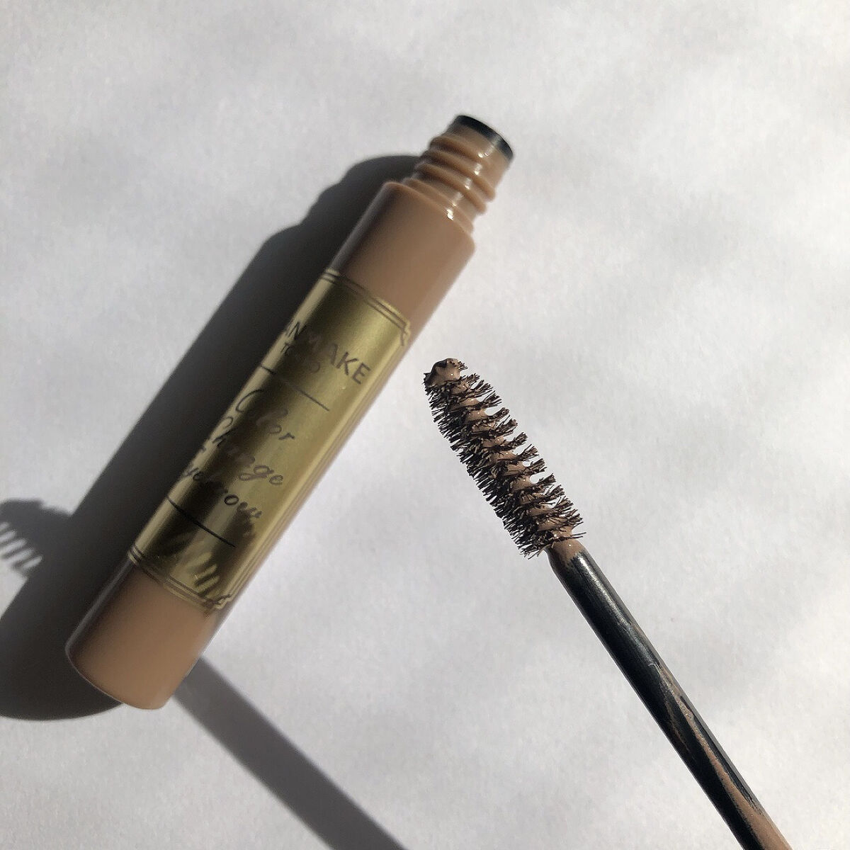 カラーチェンジアイブロウ 07 サクラブラウン/キャンメイク/眉マスカラを使ったクチコミ（2枚目）