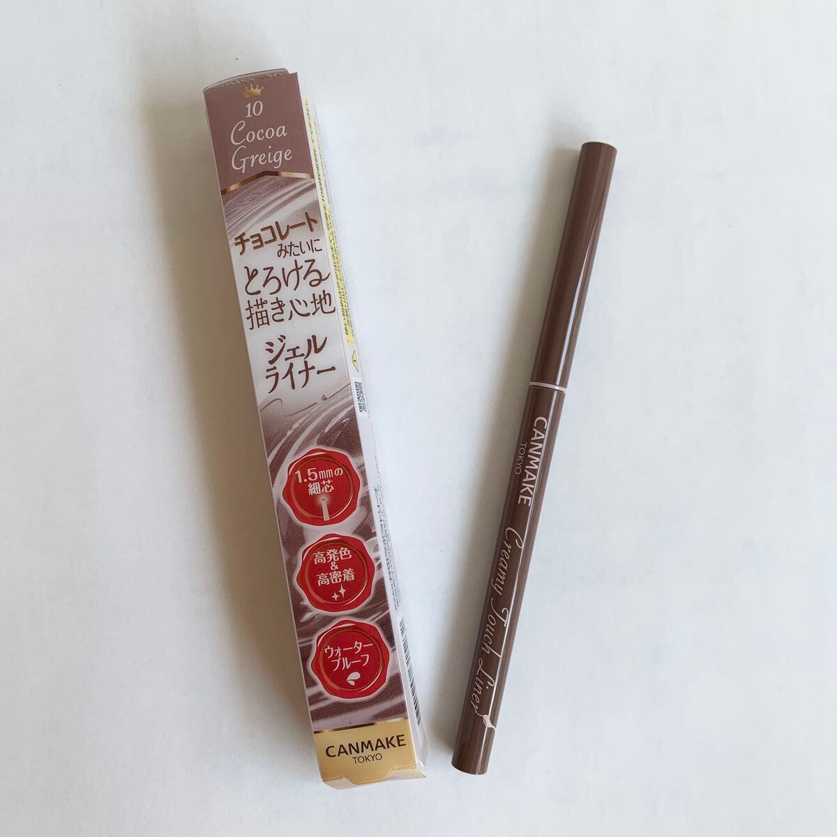 クリーミータッチライナー/キャンメイク/ジェルアイライナーを使ったクチコミ(1枚目)