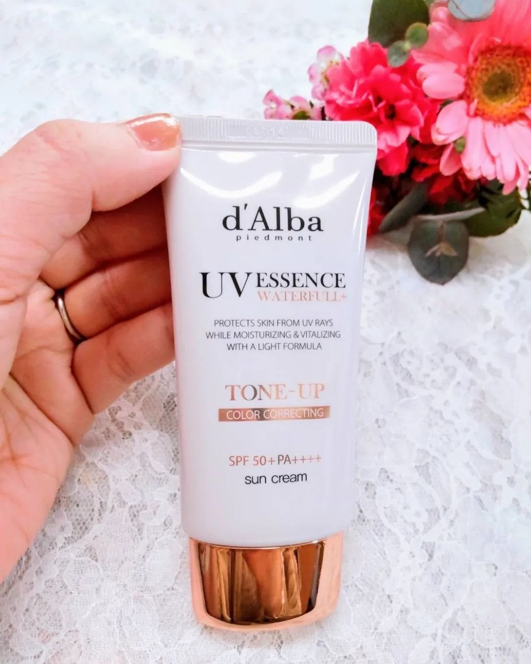 ウォータフルトーンアップサンクリーム/ダルバ/日焼け止めクリームを使ったクチコミ(2枚目)