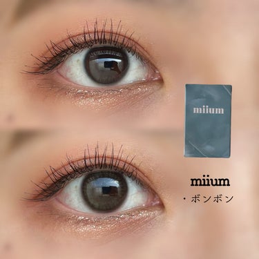 miium 1day/miium/ワンデー（１DAY）カラコンを使ったクチコミ（1枚目）