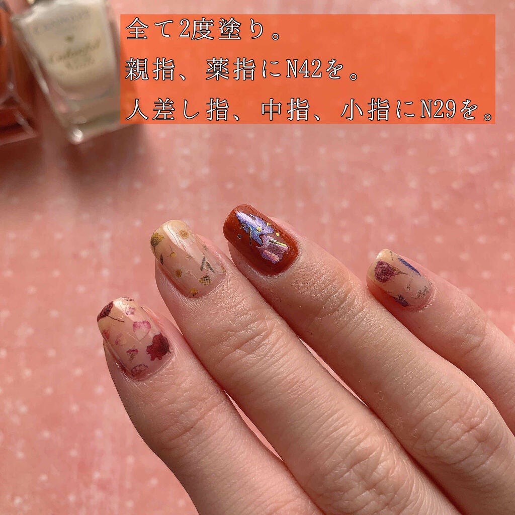 カラフルネイルズ/キャンメイク/マニキュアを使ったクチコミ(2枚目)