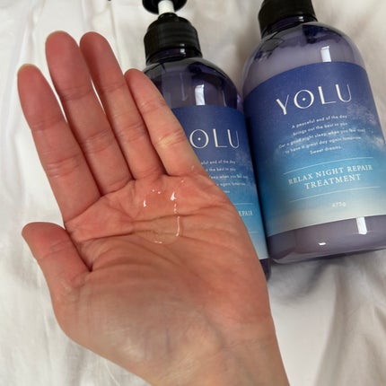 リラックスナイトリペア シャンプー/トリートメント/YOLU/市販シャンプーを使ったクチコミ(2枚目)