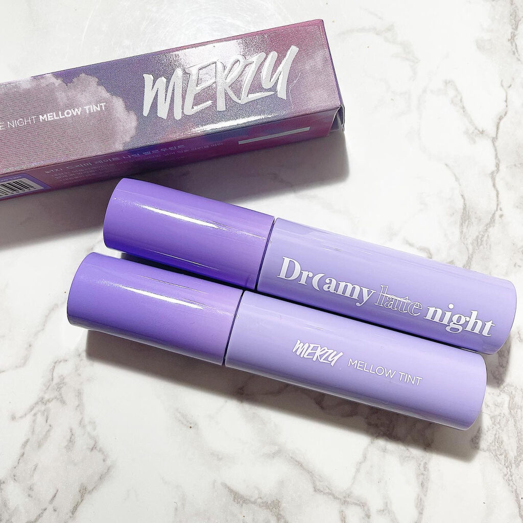 ドリーミーレイトナイト メロウティント/MERZY/リップティントを使ったクチコミ（1枚目）
