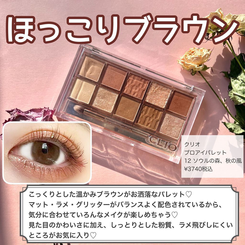 プロ アイ パレット/CLIO/アイシャドウパレットを使ったクチコミ（3枚目）