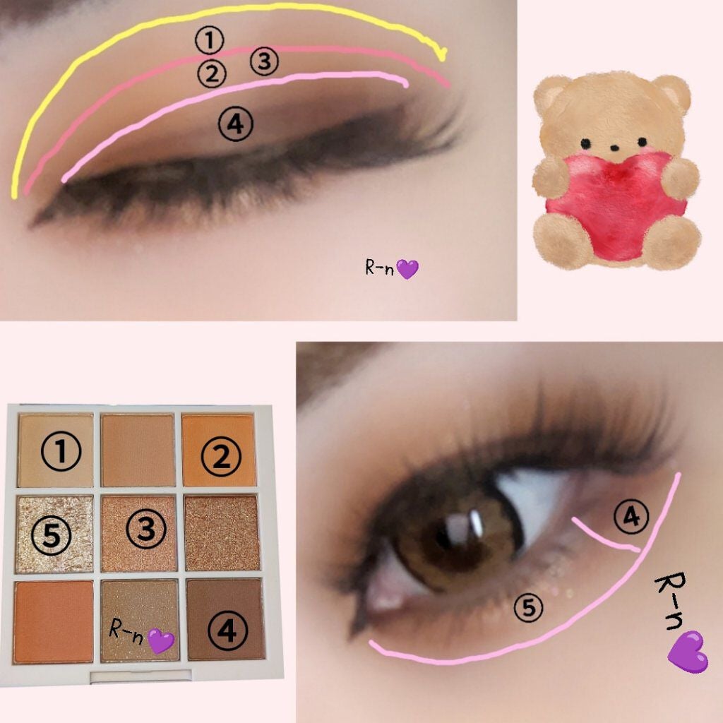 アイシャドウパレット/Kirei&co./アイシャドウパレットを使ったクチコミ(2枚目)