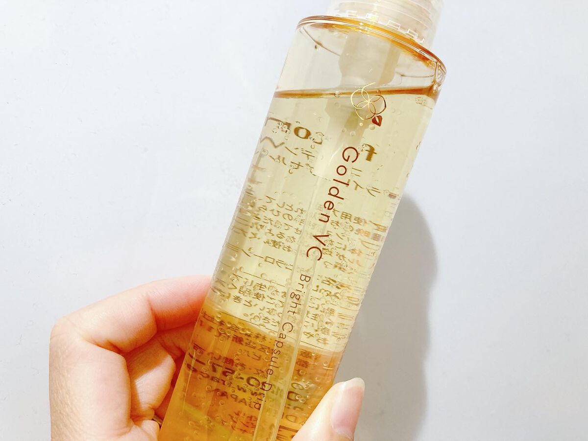 ゴールデンVC ブライト カプセルドリップ/fracora/化粧水を使ったクチコミ（2枚目）