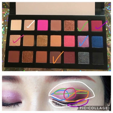 Birthday 2018 Pallet/Kylie Cosmetics/パウダーアイシャドウを使ったクチコミ（3枚目）