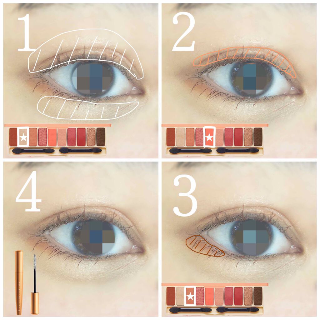 プレイカラー アイシャドウ/ETUDE/アイシャドウパレットを使ったクチコミ（2枚目）