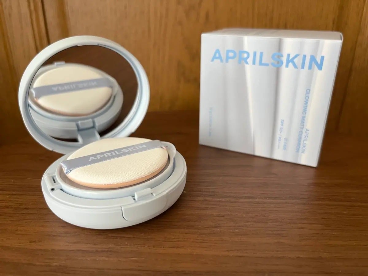 グロー マットクッション/APRILSKIN/クッションファンデーションを使ったクチコミ(1枚目)