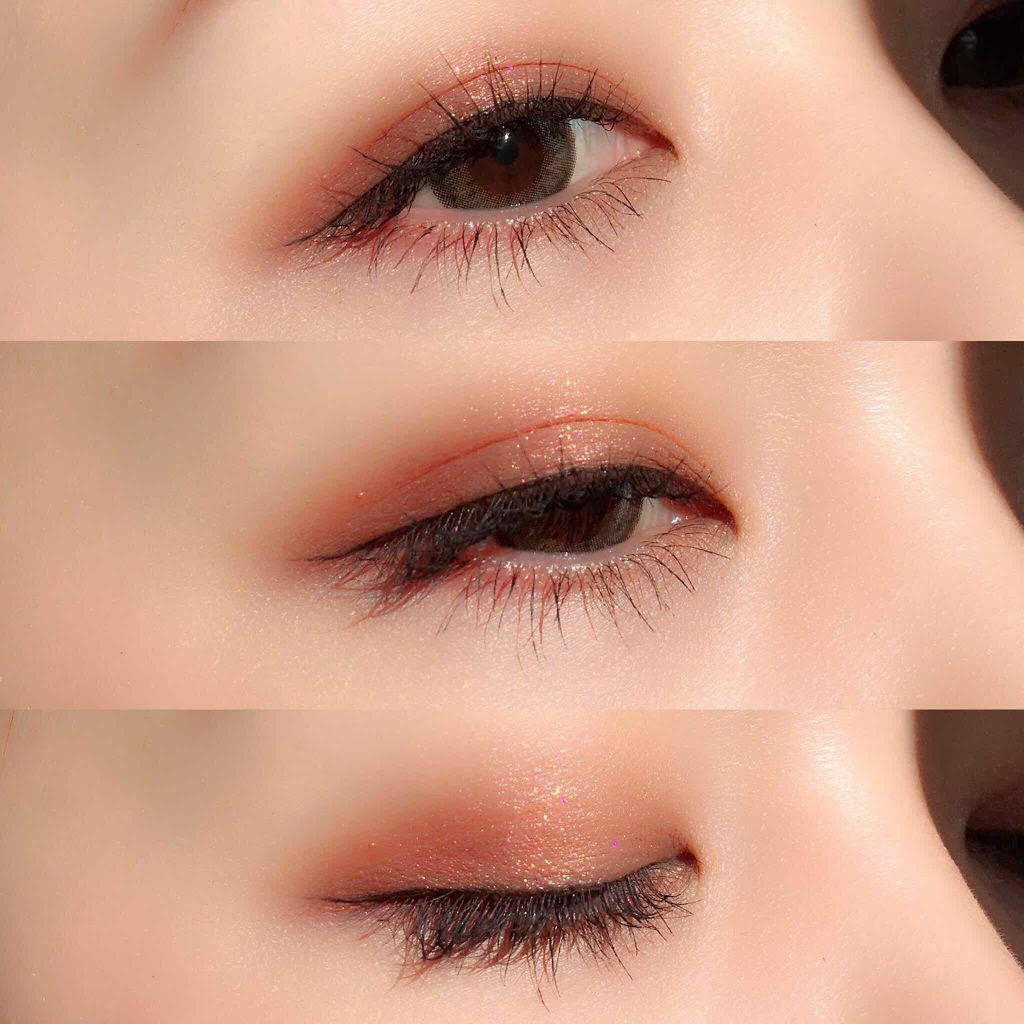 タイニートゥインクル カラーアイズ ローズゴールド/ETUDE/アイシャドウパレットを使ったクチコミ（2枚目）