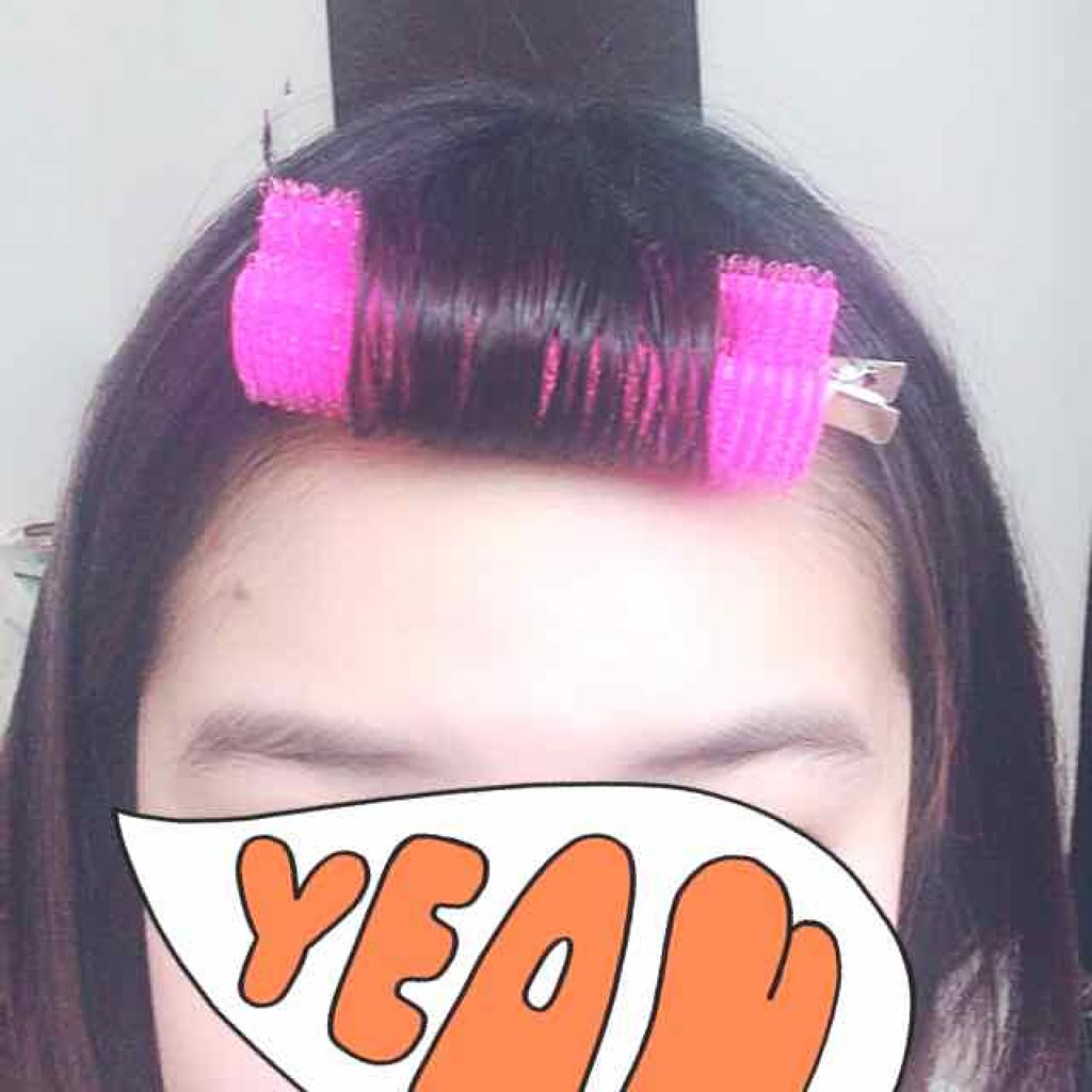 フルリフアリ くるんっと前髪カーラー/STYLE+NOBLE/ヘアケアグッズを使ったクチコミ（2枚目）