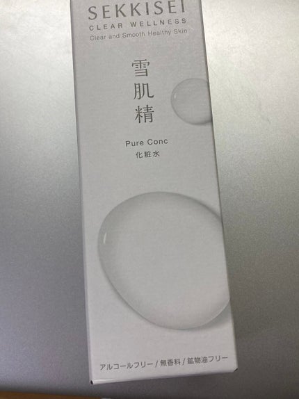 クリアウェルネス ピュア コンク/雪肌精/化粧水を使ったクチコミ(1枚目)