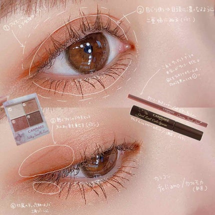 クリーミータッチライナー/キャンメイク/ジェルアイライナーを使ったクチコミ(2枚目)