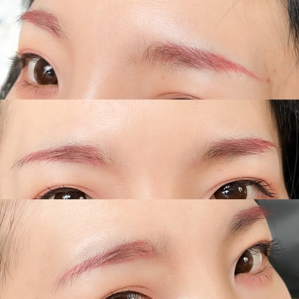 ブロウインク カラーティントデュオ/MAYBELLINE NEW YORK/眉ティントを使ったクチコミ(4枚目)