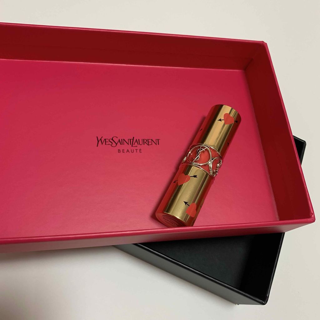 ルージュ ヴォリュプテ シャイン/YVES SAINT LAURENT BEAUTE/口紅を使ったクチコミ(3枚目)