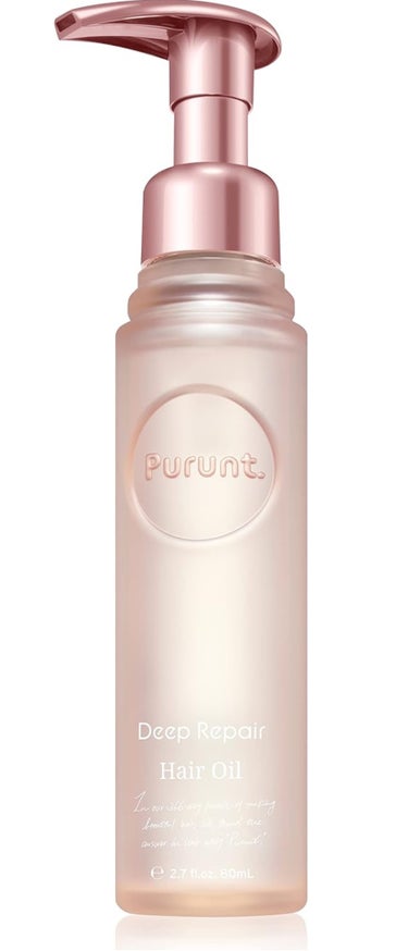  Purunt.
プルント ディープリペア美容液ヘアオイル


凄いいい匂い💗💗💗見た目も可愛い💗💗💗
少量で足りるのでコスパもいい💗💗💗
値段も手軽💗💗💗うるツヤサラ髪( ꈍᴗꈍ)✨🫧