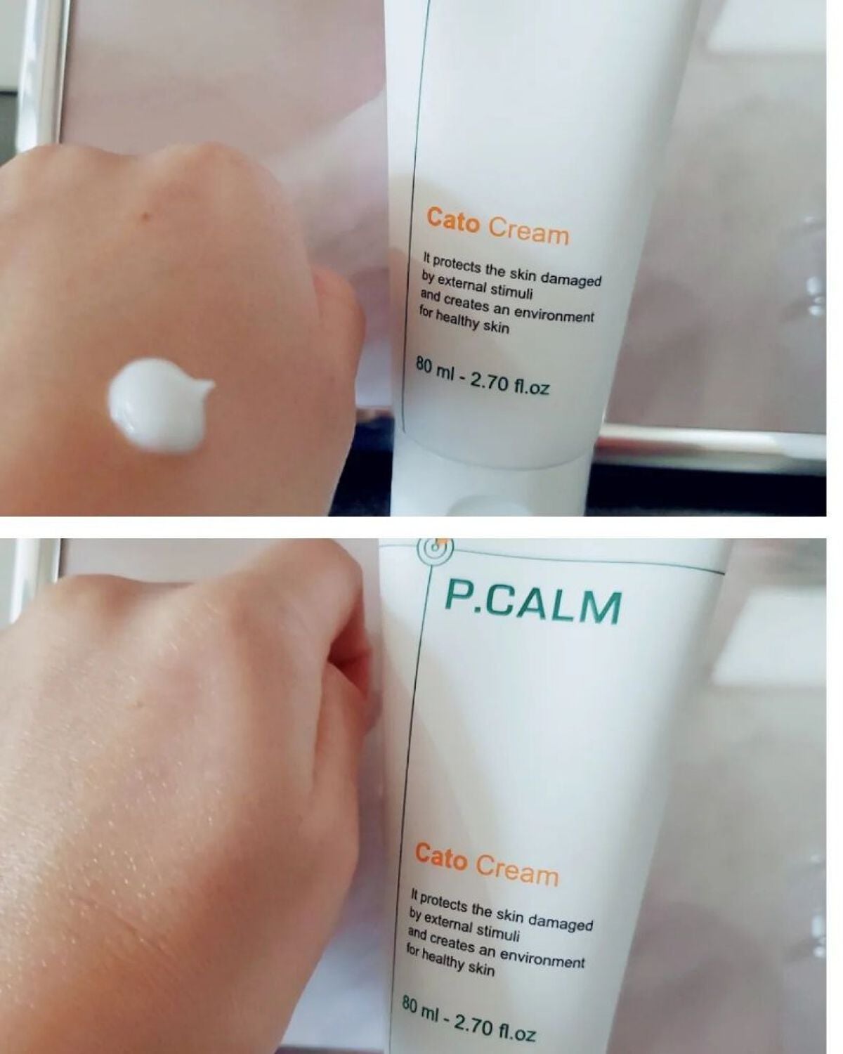 カトクリーム/P.CALM/フェイスクリームを使ったクチコミ(2枚目)