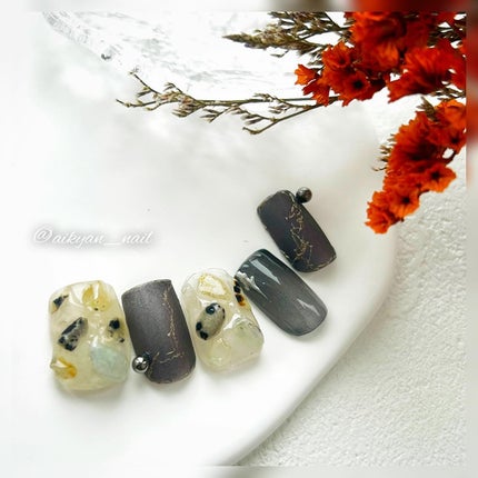 マグネティックアートジェル グレーシリーズ/mon petit lapin/ジェルネイルを使ったクチコミ(4枚目)