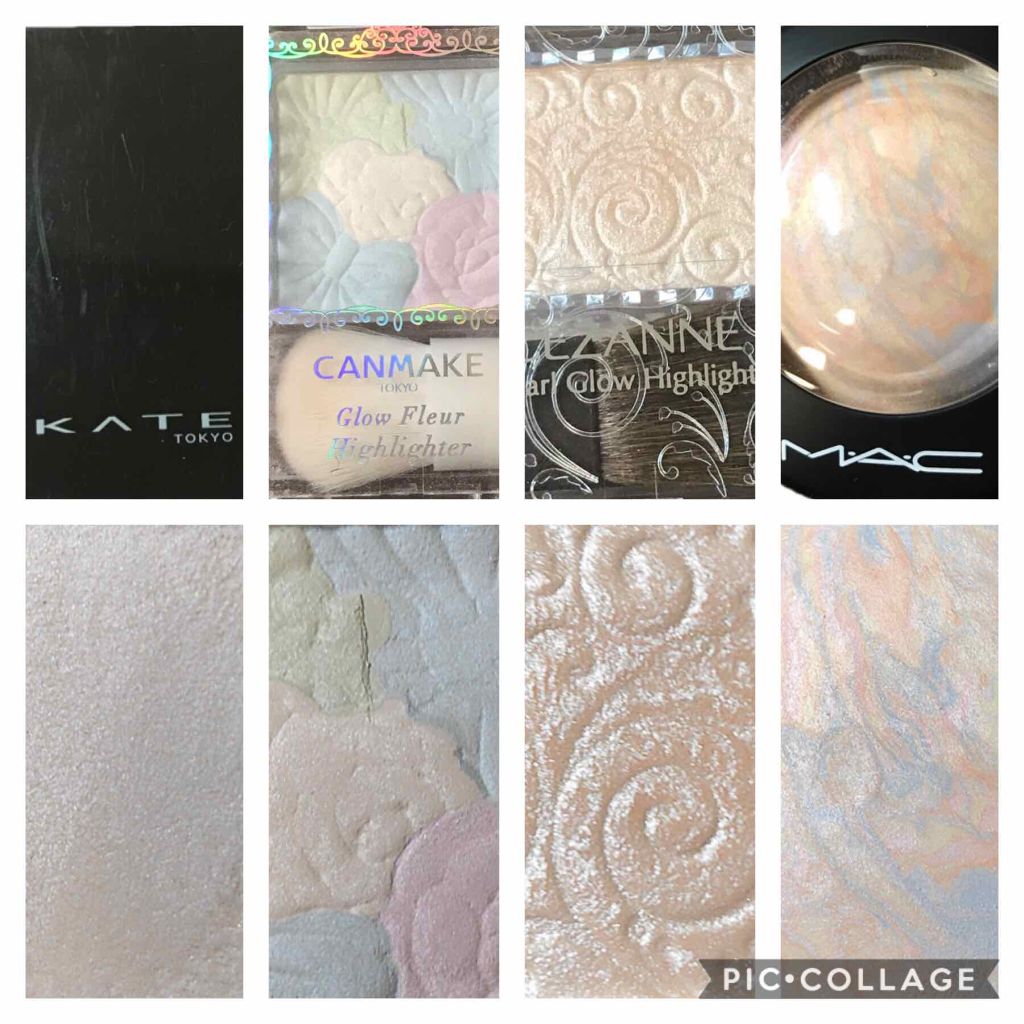 グロウフルールハイライター/キャンメイク/パウダーハイライトを使ったクチコミ(2枚目)