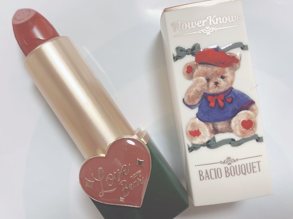 Love Bear リップスティック ツヤタイプ/FlowerKnows/口紅を使ったクチコミ（1枚目）