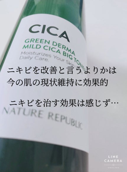 グリーン ダーマCICAビックトナー/ネイチャーリパブリック/化粧水を使ったクチコミ(4枚目)