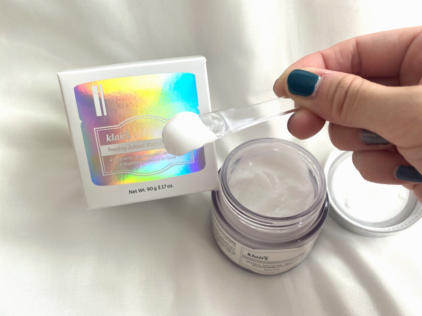 フレッシュリージュースドビタミンEマスク(90g)/Klairs/フェイスクリームを使ったクチコミ(2枚目)