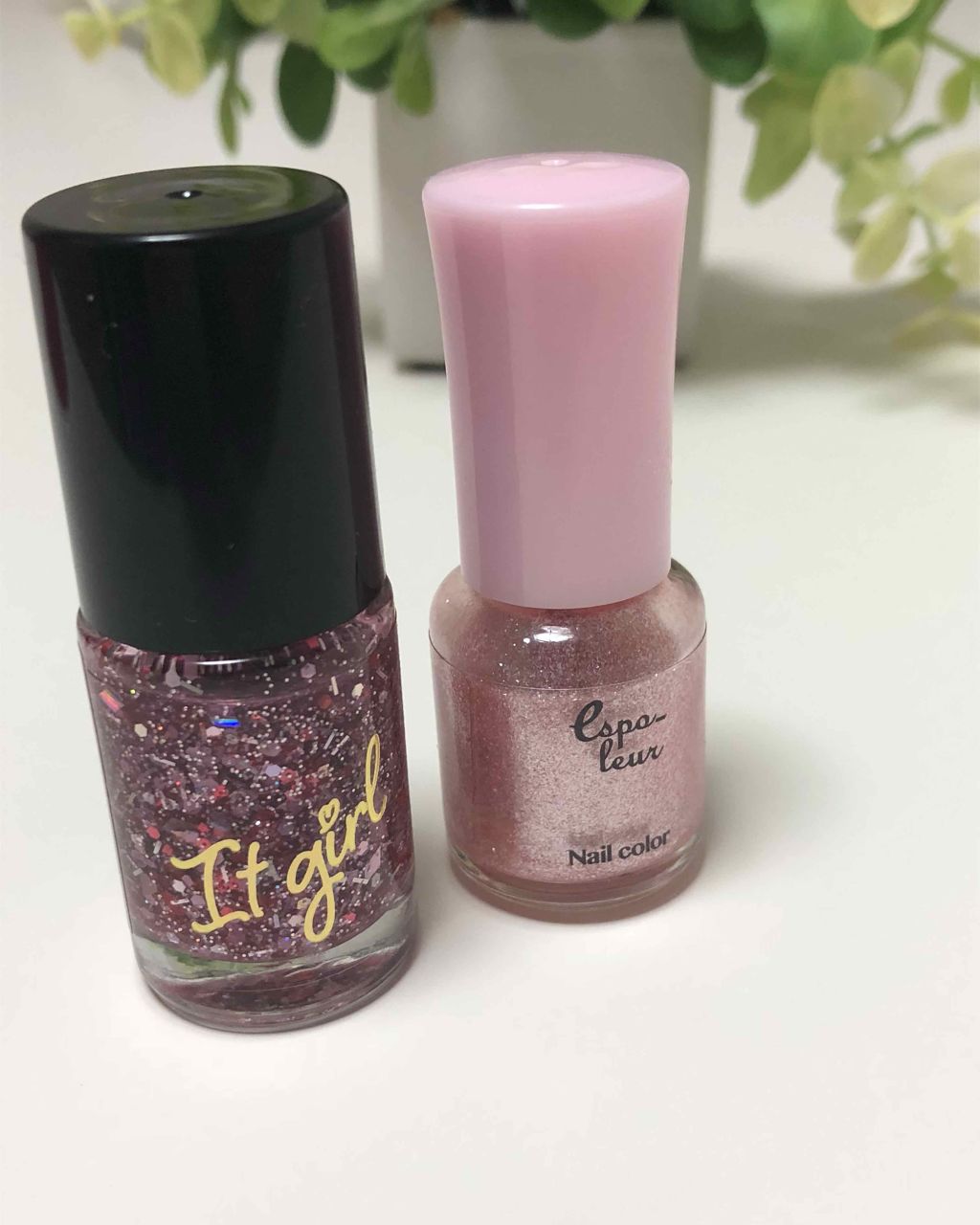 ダイソー エスポルール ネイルポリッシュ/エスポルール/マニキュアを使ったクチコミ（2枚目）