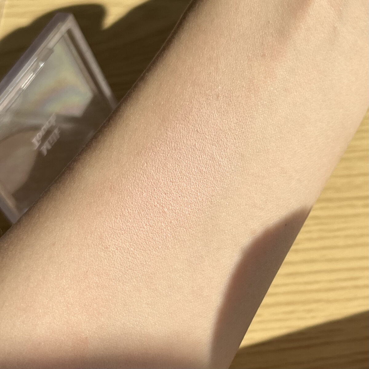 タッチ マイ チーク 02 シャイピーチ/Milk Touch/パウダーチークを使ったクチコミ（3枚目）