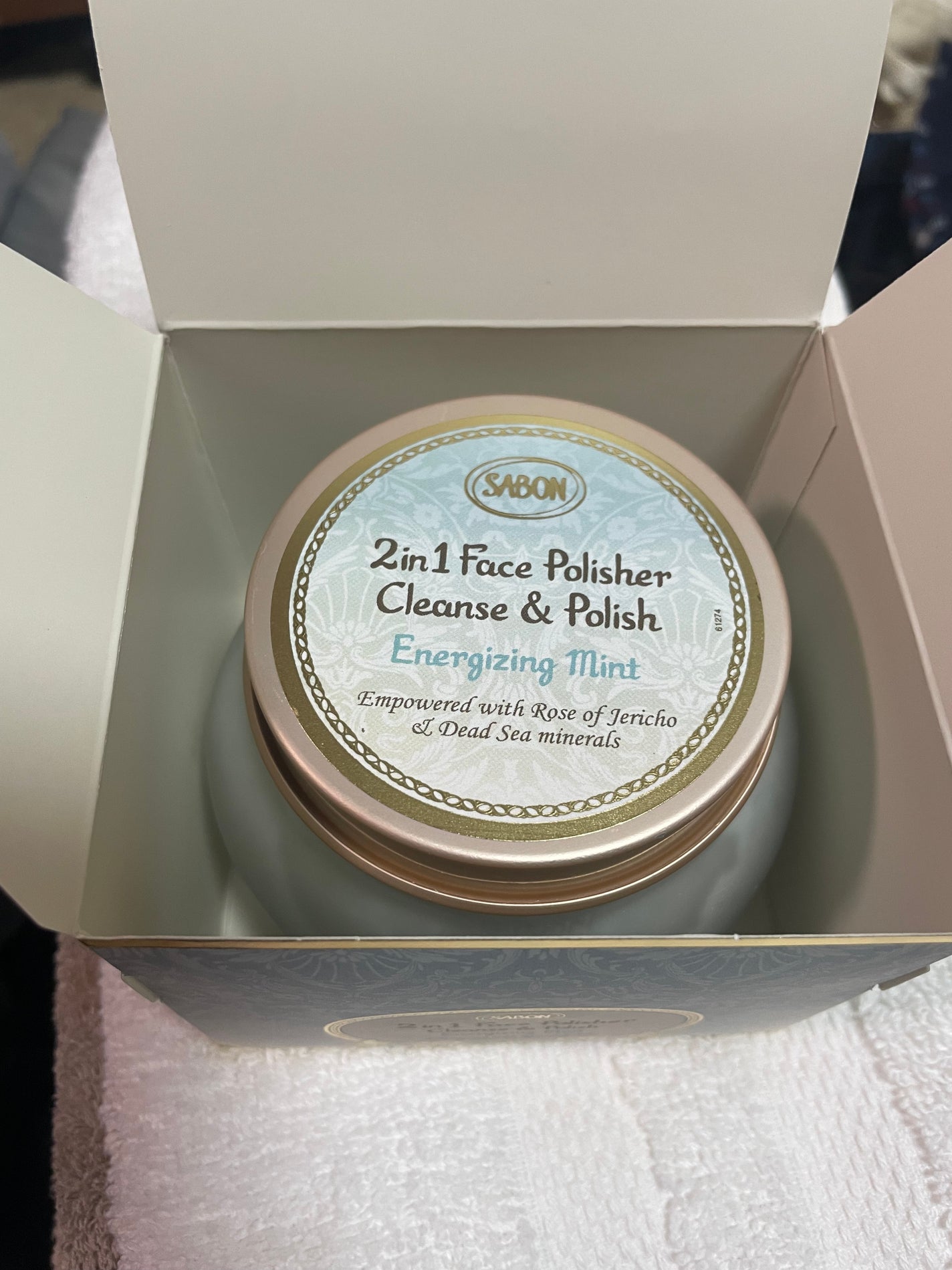 フェイスポリッシャー リフレッシング(ミント)/SABON/スクラブ・ゴマージュを使ったクチコミ(4枚目)