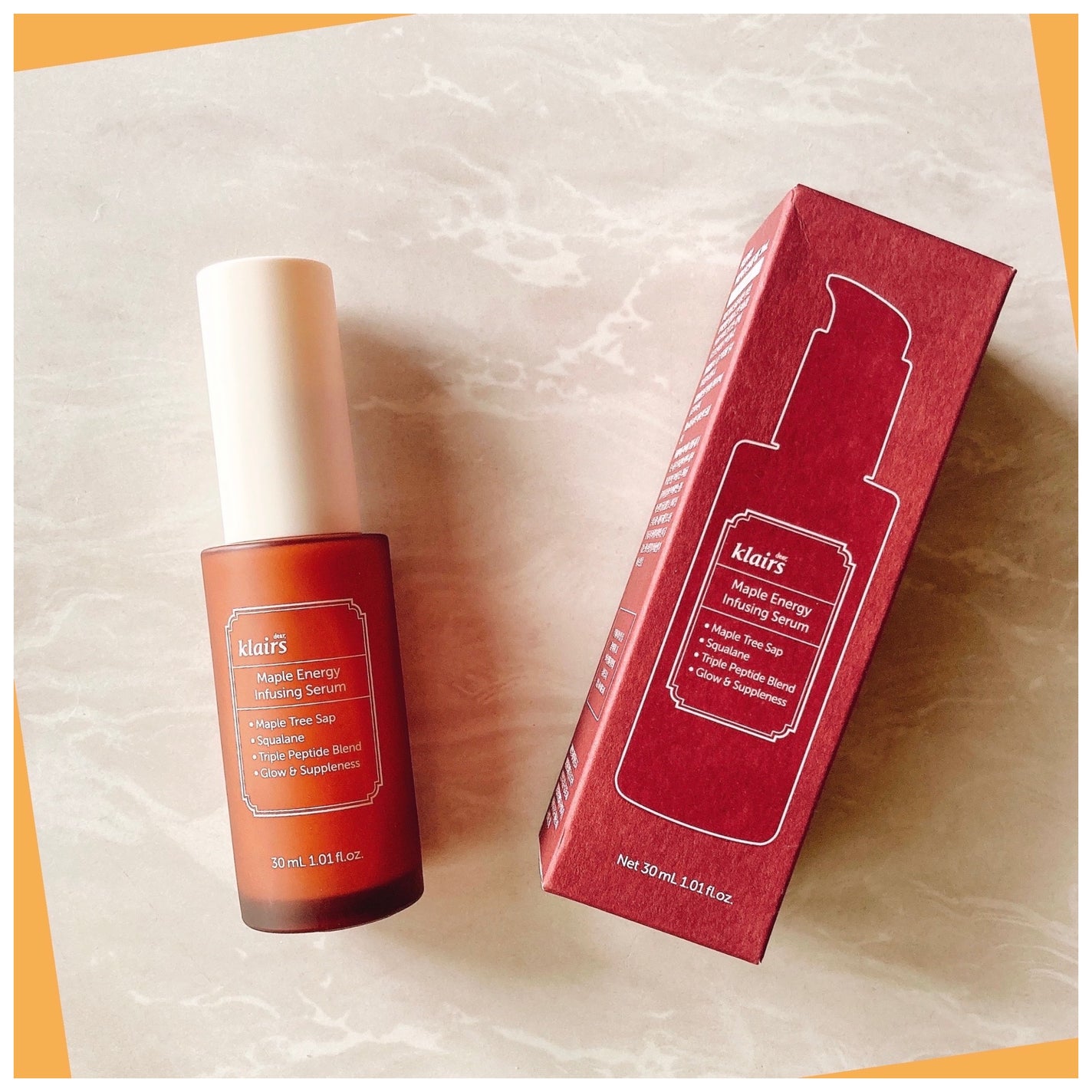 メープルエナジーインフュージングセラム/Klairs/美容液を使ったクチコミ(1枚目)